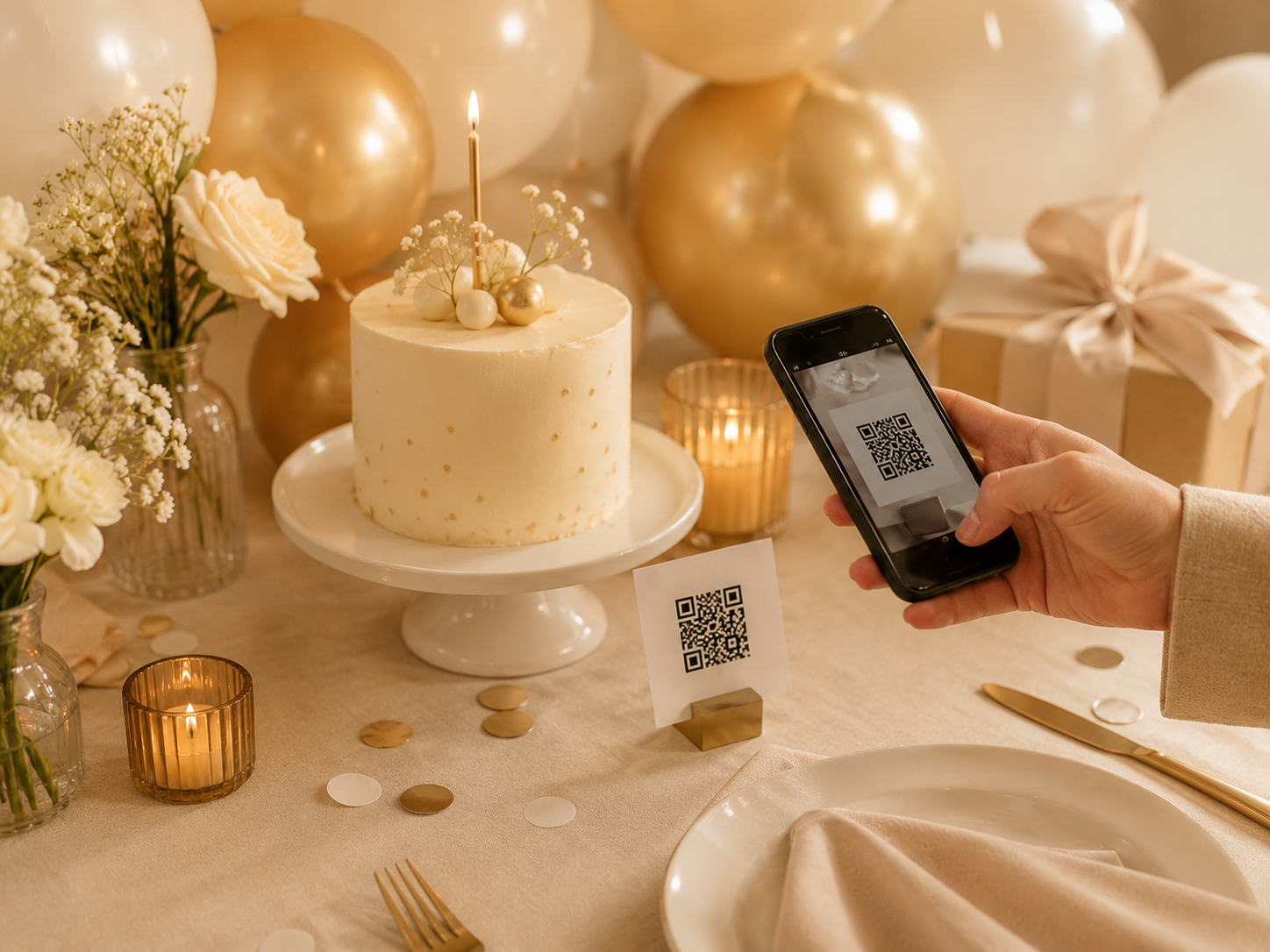 Doğum Günü — QR kodlu dijital anı albümü